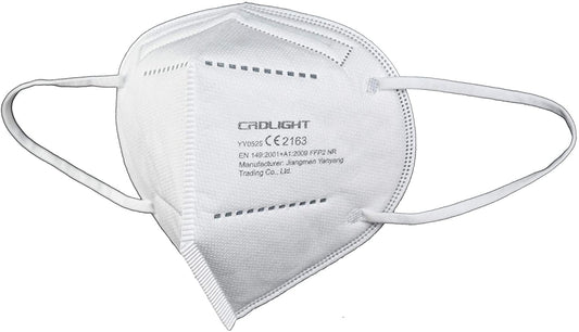 100er Pack FFP2 Masken - Atemschutzmasken | Mundschutzmaske 5-lagig EU CE Zertifiziert - Atemschutzmasken