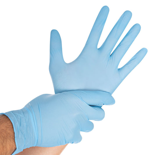 Nitrilhandschuhe Blau puderfrei | "Safe Light" 100 Stk in 5 Größen | Nitril Handschuhe - Medizinischer Bedarf